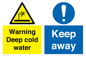 Warning Deep cold water Keep away